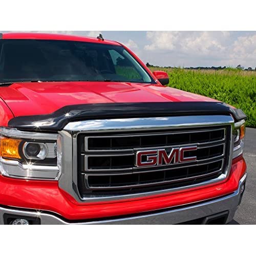 Auto Ventshade [Avs] Hoodflector / Hood Shield | Fits 2016 - 2023 Toyota Tacoma, 1 Pc. | Dark Smoke - 21681