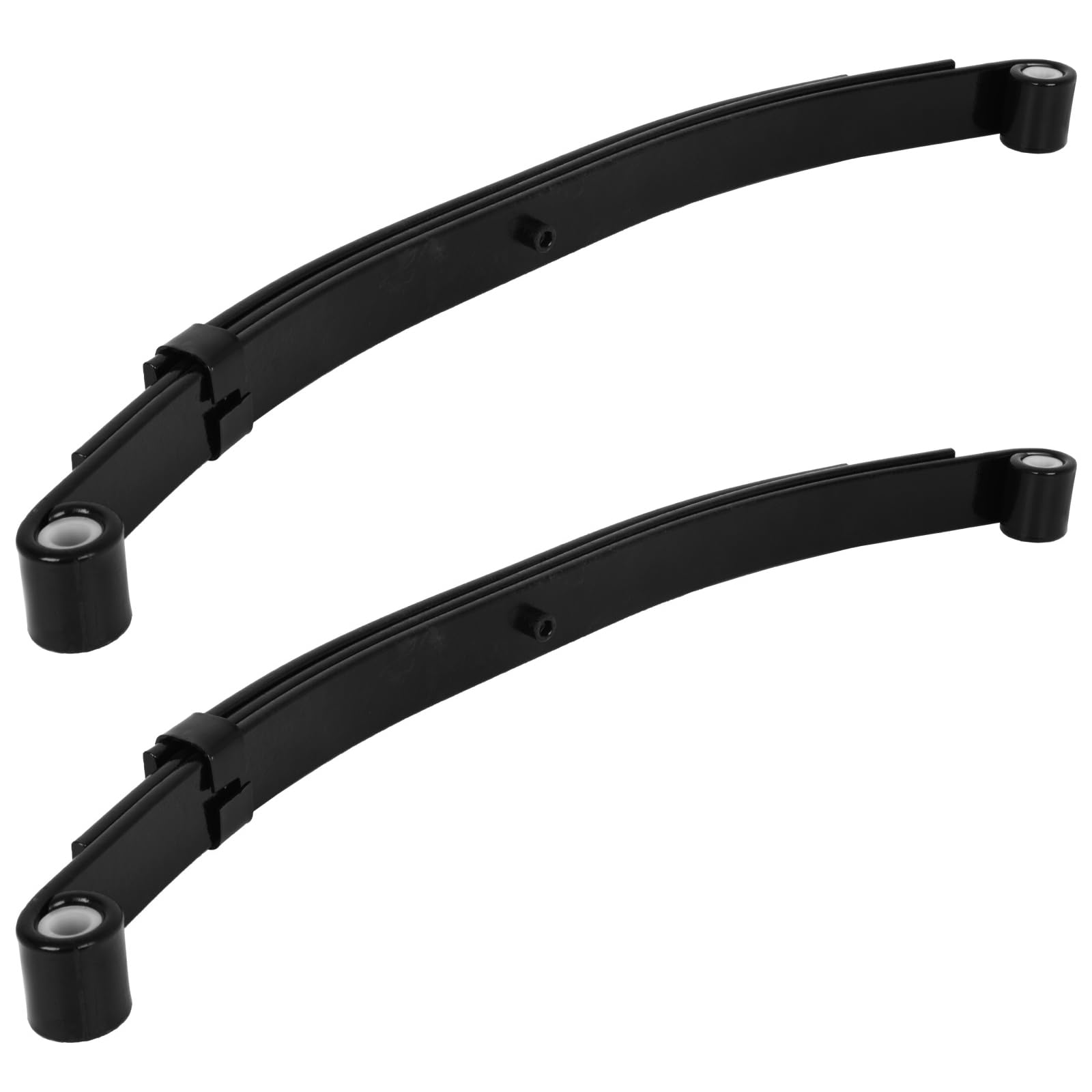 New Double Eye Trailer Axle Spring Suspension Kit Trailer Leaf Springs 3 Leaf 1250lbs Capacity fit for Vehicles Trailers 2 Pack