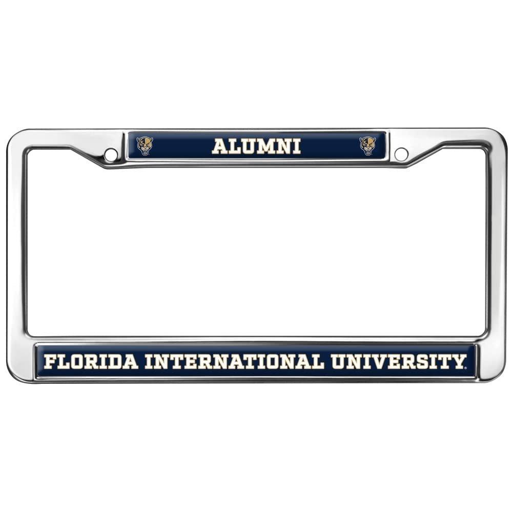 Florida International Alumni Design Full Size Standard License Plate Metal Frame