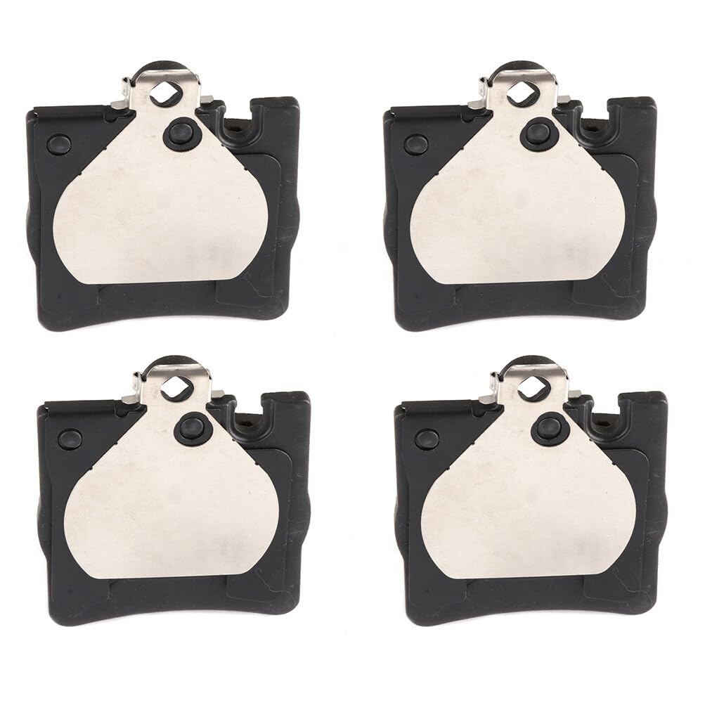 Eccpp D873-7748 4Pcs Rear Semi Metallic Disc Brake Pad Set - Fit For Mercedes-Benz C230 2003-2007, C240 2003-2005, C280 2006-200