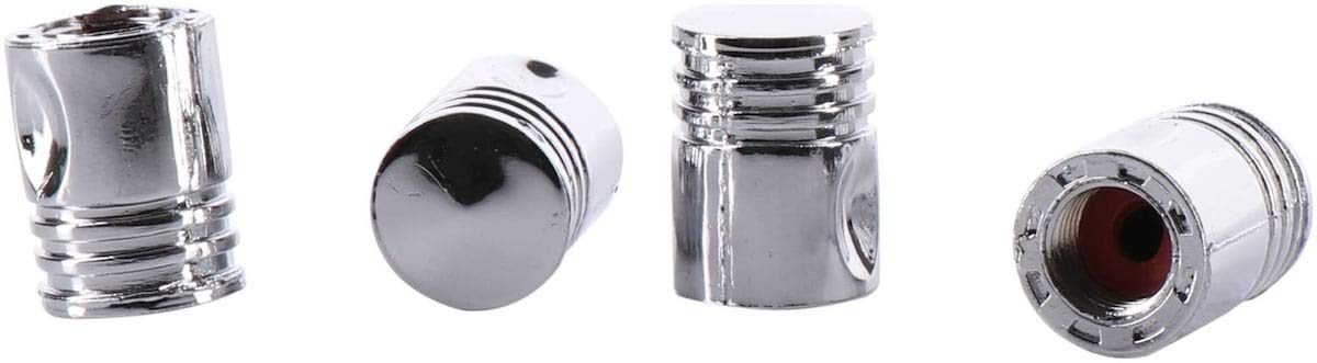 Custom Accessories 16219 Chrome Piston Style Valve Cap
