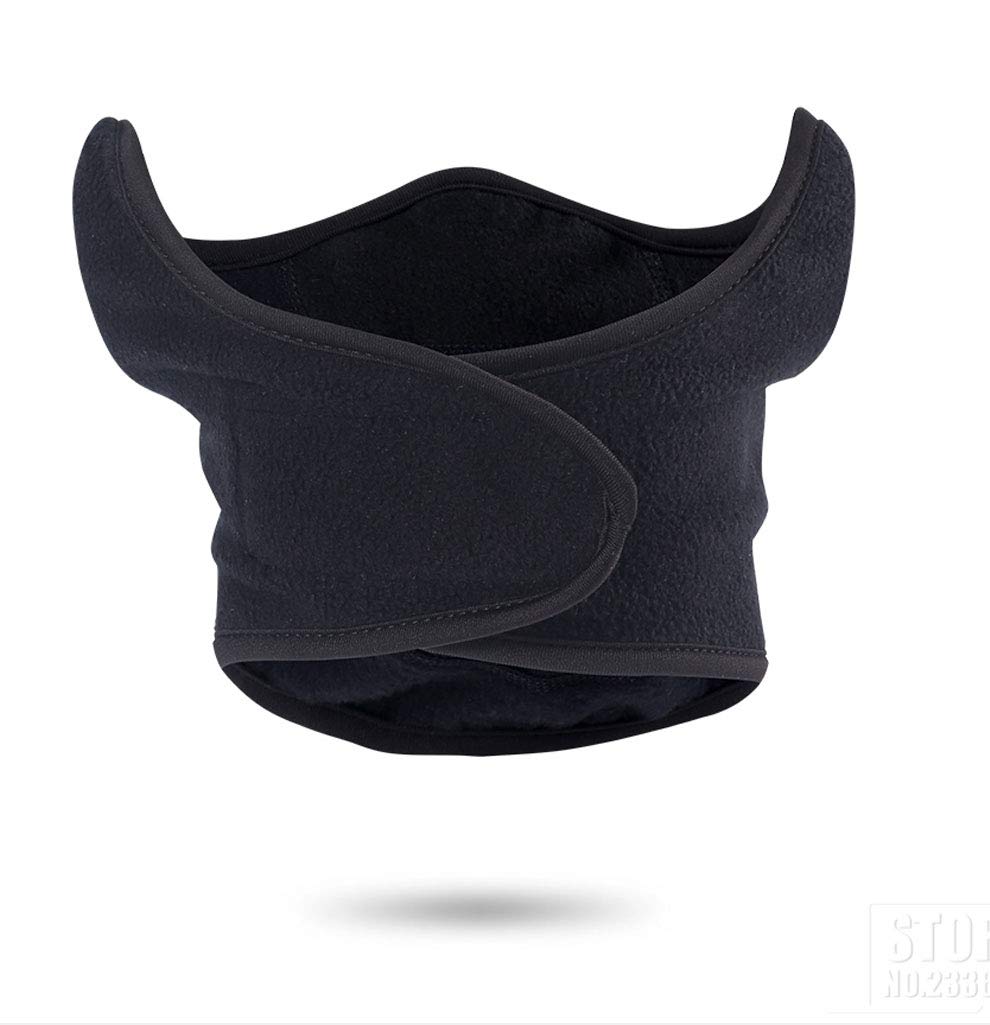 HEROBIKER Neck Gaiter Face Mask, Windproof Balaclava, Black, Cotton, 1 Count for Running, Skiing, Motorcycle Riding, Unisex