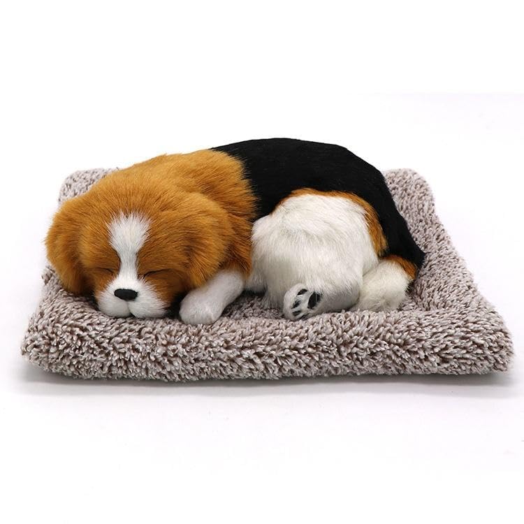 Sleeping Cute Dog Toy For Car Dashboard And Home Decor Car Interior Decoration Dog Decor Abs Sleeping Toy Auto Dashboard Ornamen