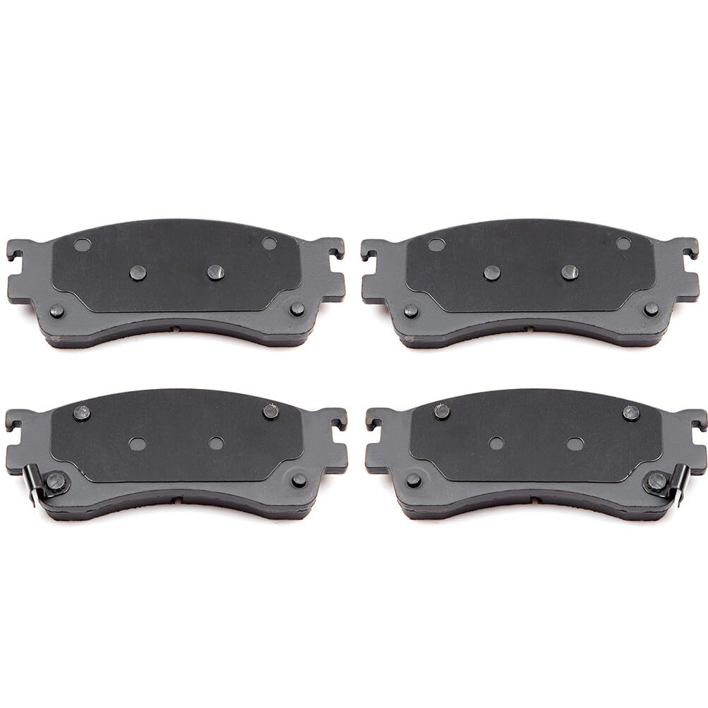 Cciyu D893 Front Ceramic Disc Brake Pads Kit - 4Pcs For Ford Probe 1993-1997, Mazda 626 1993-2002, Mx-6 1993-1997, Protege 1999-