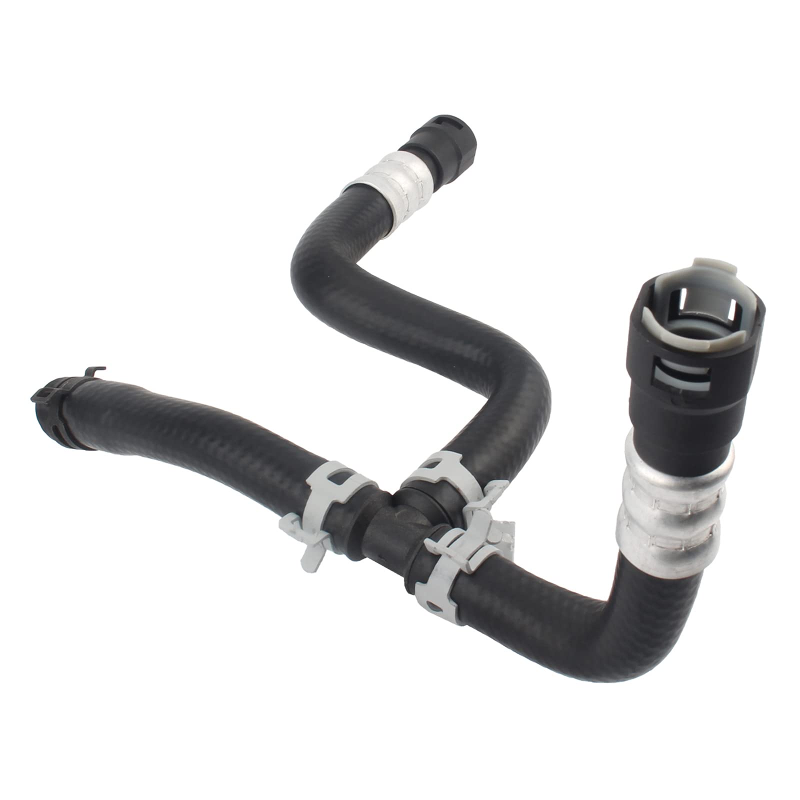 AUTOKAY Inlet Heater Hose for Buick Enclave, Chevrolet Traverse, GMC Acadia - Rubber, Black, Model 20765678