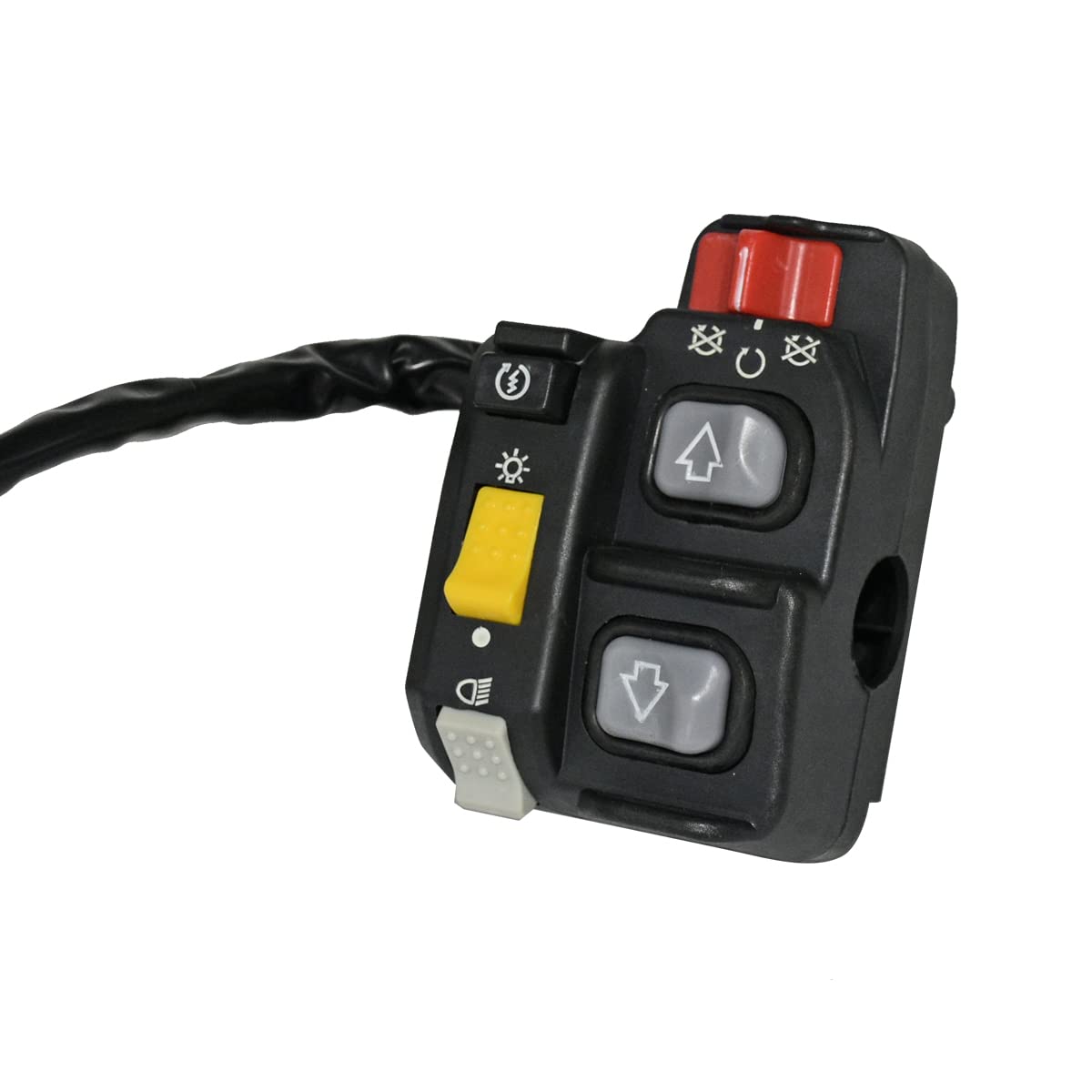 JDLLONG TRX 450 Left Handlebar Start Switch for Honda Foreman 450, Plastic, Onecolor, Model TRX450, 1998-2004