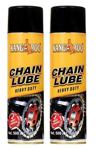 Kangaroo Chain Lube Grease Spray For Bike  500Ml + 500Ml.
