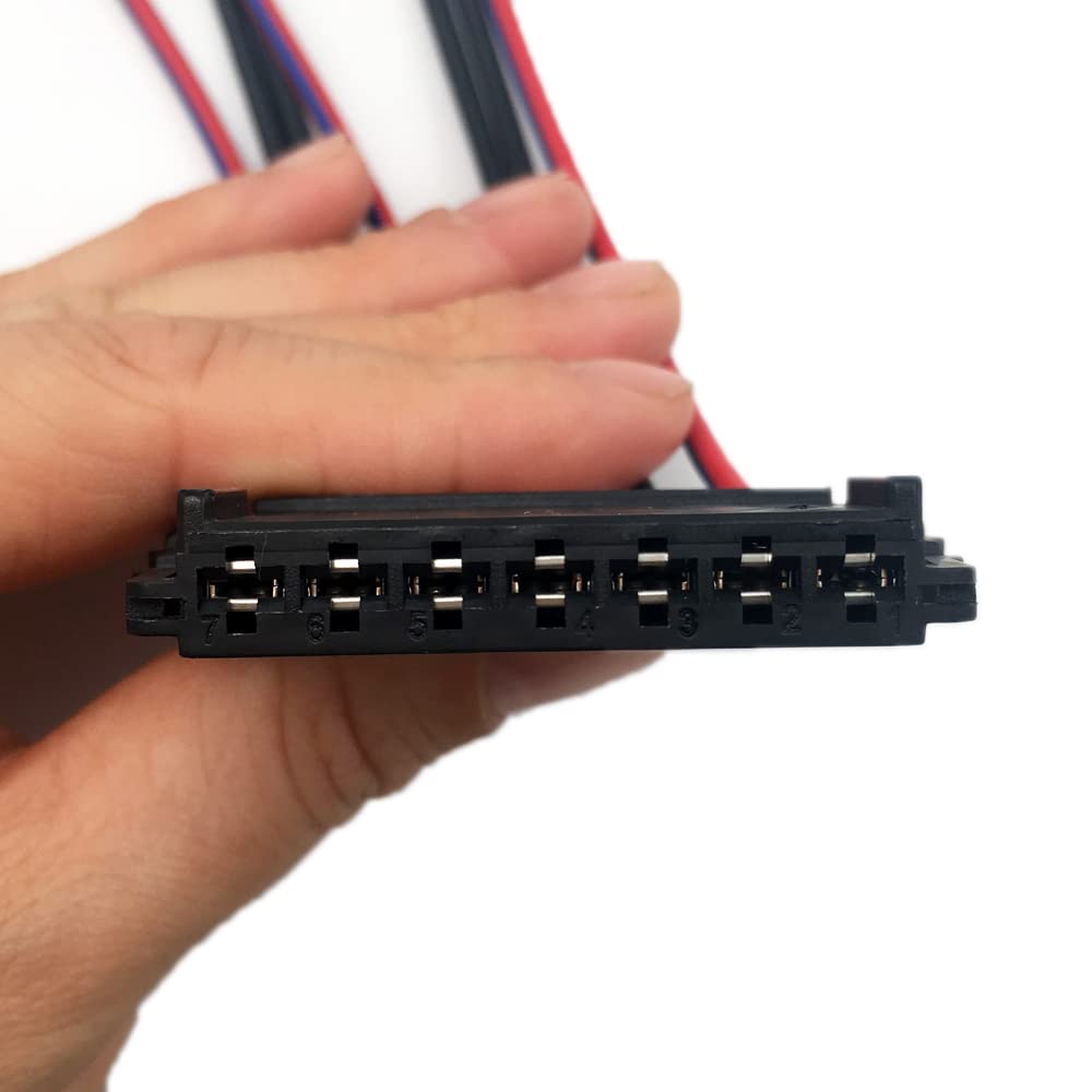 LIZAPUS Harness Clip Tail Light Wire Plug Pigtail for Mercedes W204 W211 C200 C23, PVC Material
