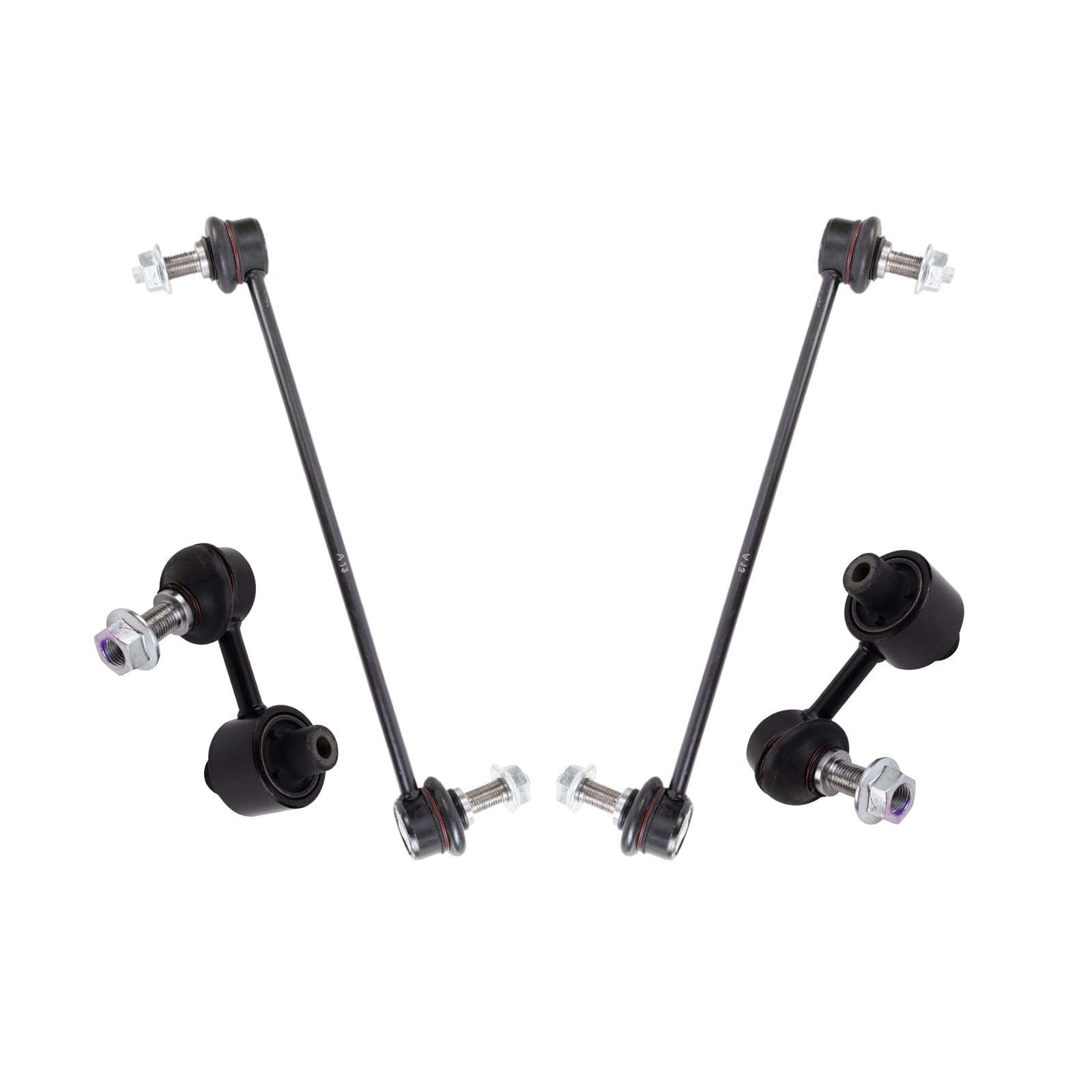 Trq Sway Bar Link Set Compatible With 2017-2022 Hyundai 2017-2021 Kia