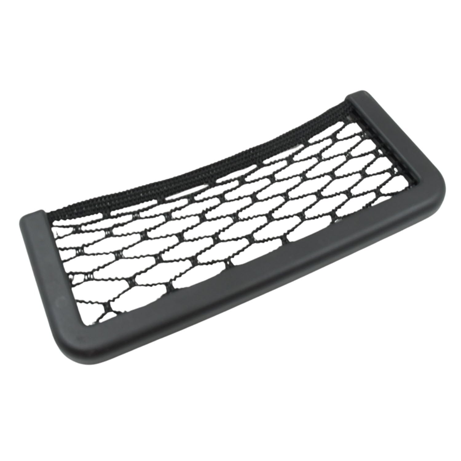 SENQUIN Car Storage Organize Car String Bag Car Seat Side Storage, Net Bag Mesh Pocket Organizer Stickon for Purse Bag Phone