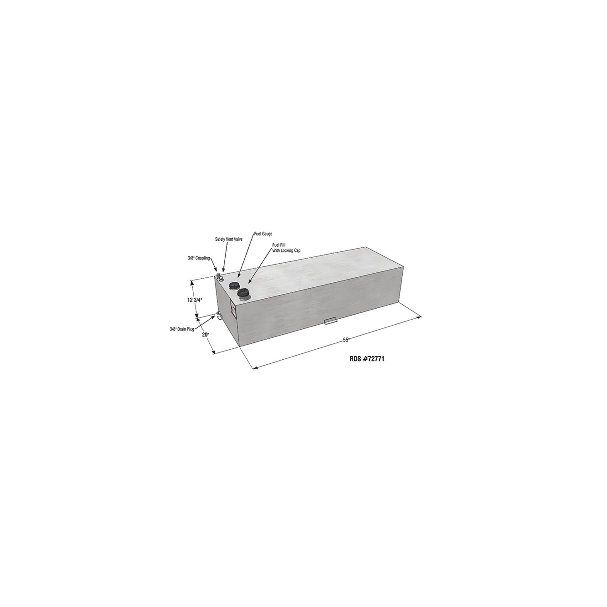 Rds Mfg Inc 72771 Fuel Tank