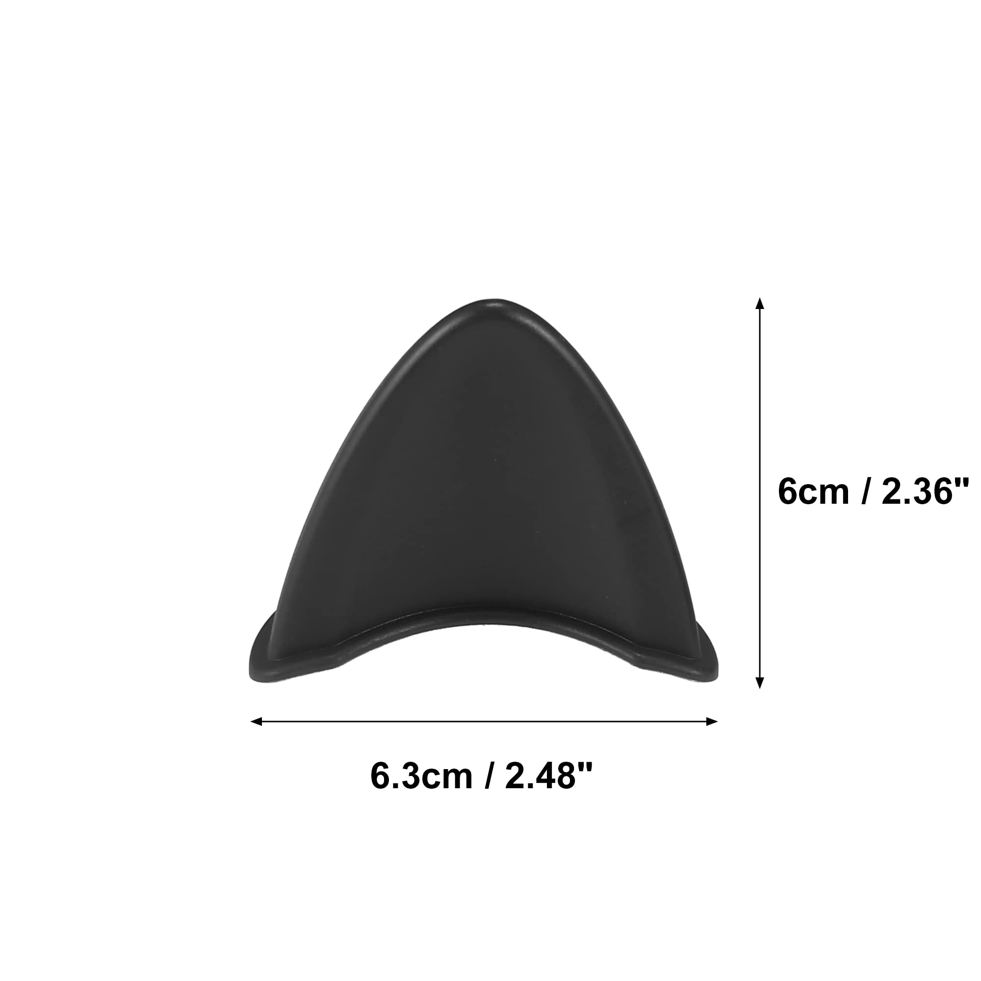 Motoforti 2pcs Cat Ears Style Attachments Helmet Decoration Accessories Self Adhesive Universal Helmet Cover Sticker for Motorcy