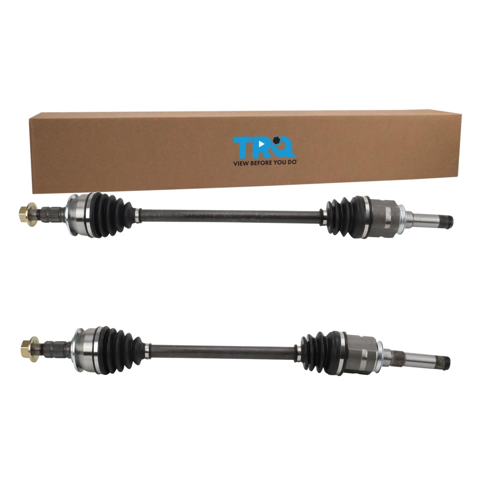 TRQ Rear CV Axle Shaft Assembly Set Compatible with 2010-2016 Buick LaCrosse 2014-2017 Regal 2013-2019 Cadillac XTS