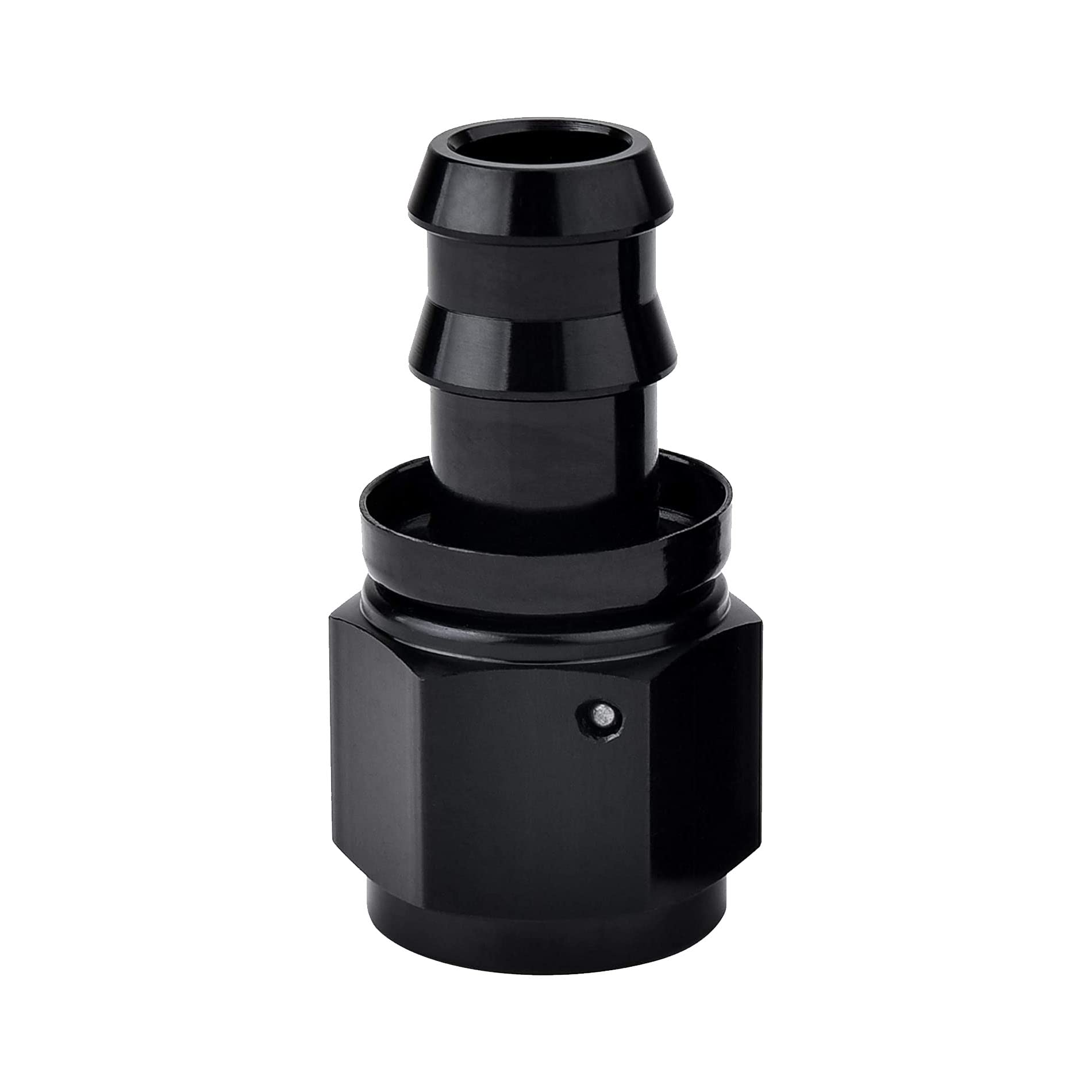 Evil Energy 12An Straight Push Lock Hose Fitting End Black