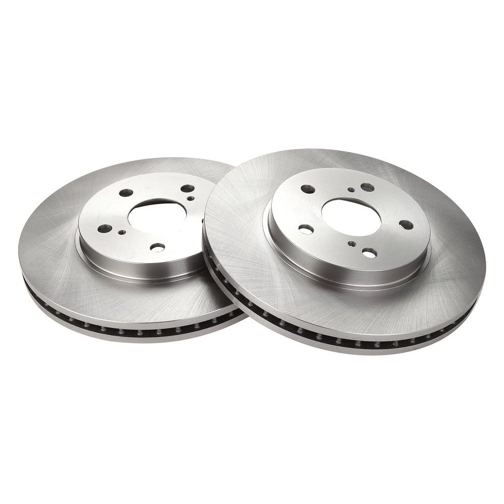 Trq Front Brake Rotors Set Vented Compatible With 2002-2003 Lexus Es300 2004-2006 Es330 2006-2015 Is250 2005-2007 Toyota Avalon