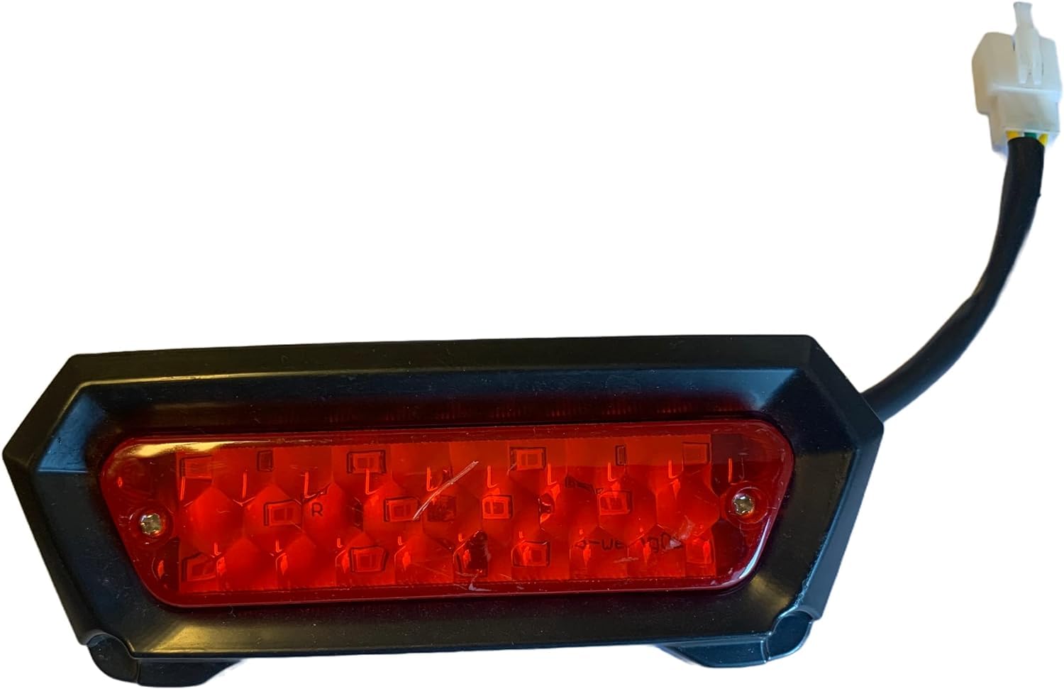 Generic TAOTAO Rear Tail Brake Light for 110cc-200cc ATVs & Go Karts, Red Lens, Plastic, Model TL_001
