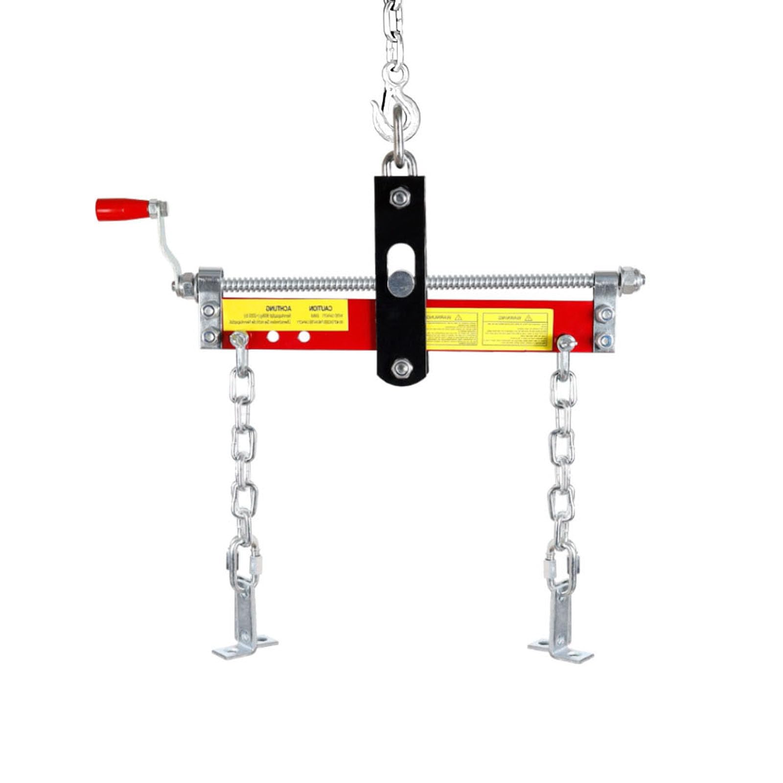 4409Lbs Engine Hoist, Cherry Picker with 8 - Ton Hydraulic Pump, Alloy Steel Cherry Picker Engine Hoist, Foldable Engine Lift wi