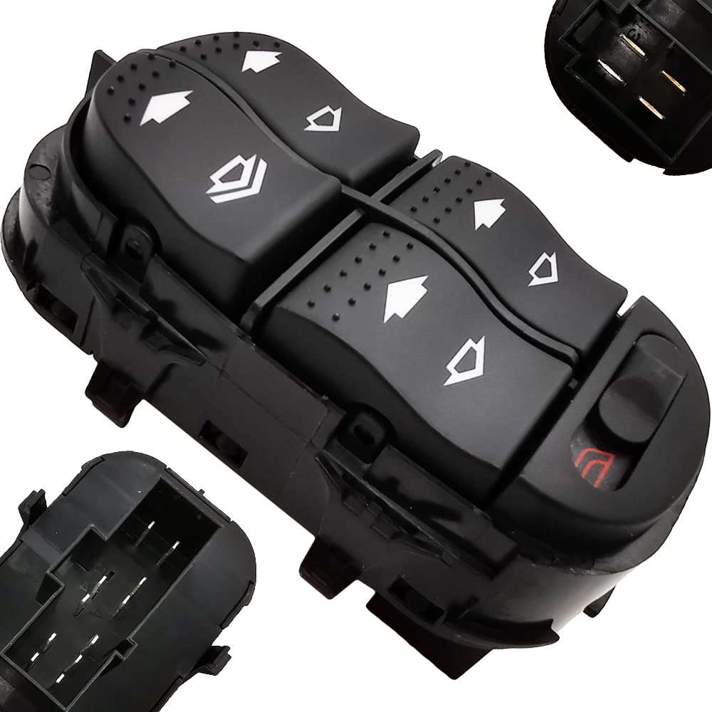Automotive-Leader 7S4Z14529A Master Power Window Switch Driver Side Left Lh For Ford Focus 4 Door 2000 2001 2002 2003 2004 2005 2006 2007 7S4Z-14529-A Ys4Z14529Ba Ys4Z-14529-Ba