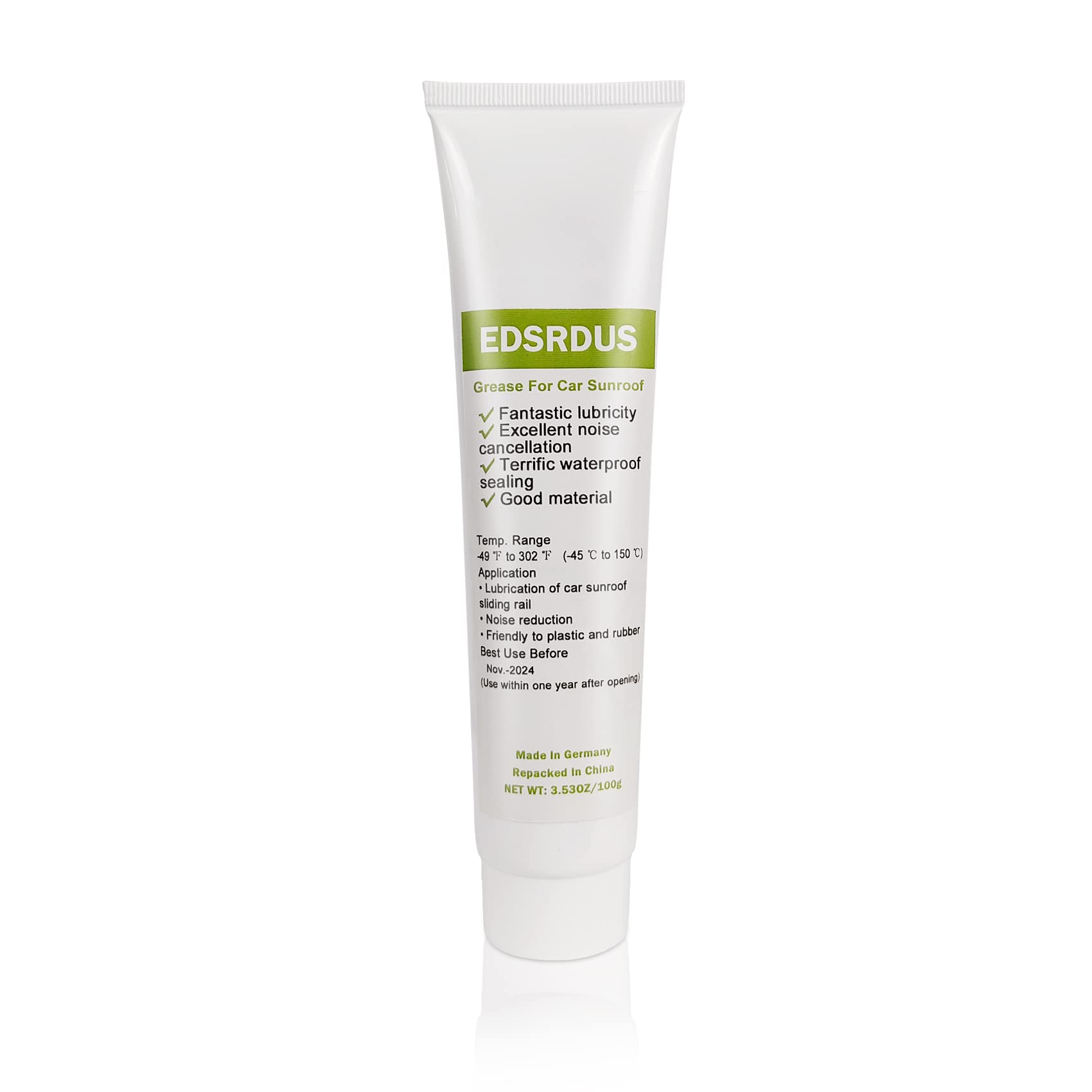 EDSRDUS Automobile Sunroof Grease 3.5OZ for Greasing & Cleaning The Track on The Car Sunroof & Reducing Noise Prolong The Life