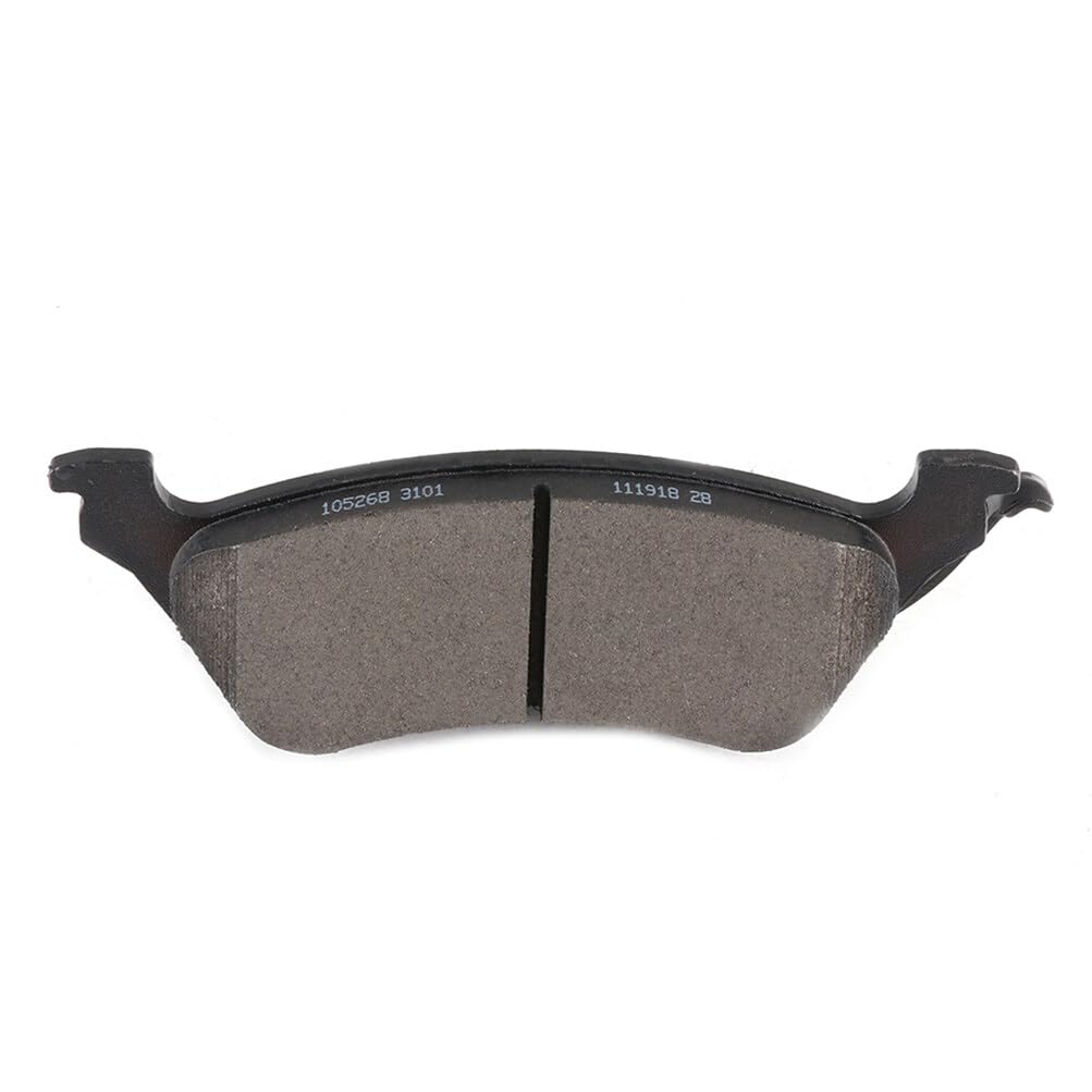 Automuto 8Pcs Front & Rear Semi-Metallic Disc Brake Pads Set D858 D857 For Chrysler Town & Country, Dodge Caravan And Grand Cara