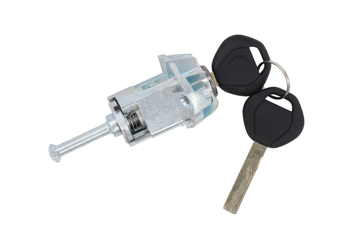 Newyall Front Left Lh Driver Side Door Lock Cylinder Barrel W/ 2 Keys For Bmw 320I 2001-2005 323I 1999-2000 325Ci 2001-2006 325I 2001-2005 328I 1999-2000 330Ci 2001-2006 330I 2001-2005
