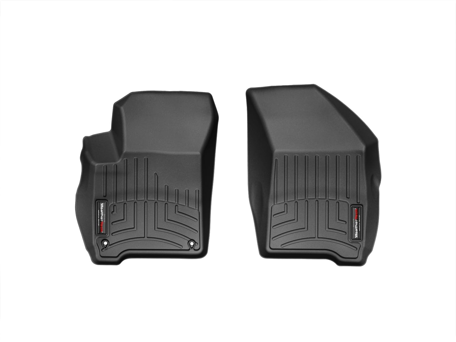 WeatherTech Custom Fit FloorLiners for Dodge Journey - 1st Row (443771), Black