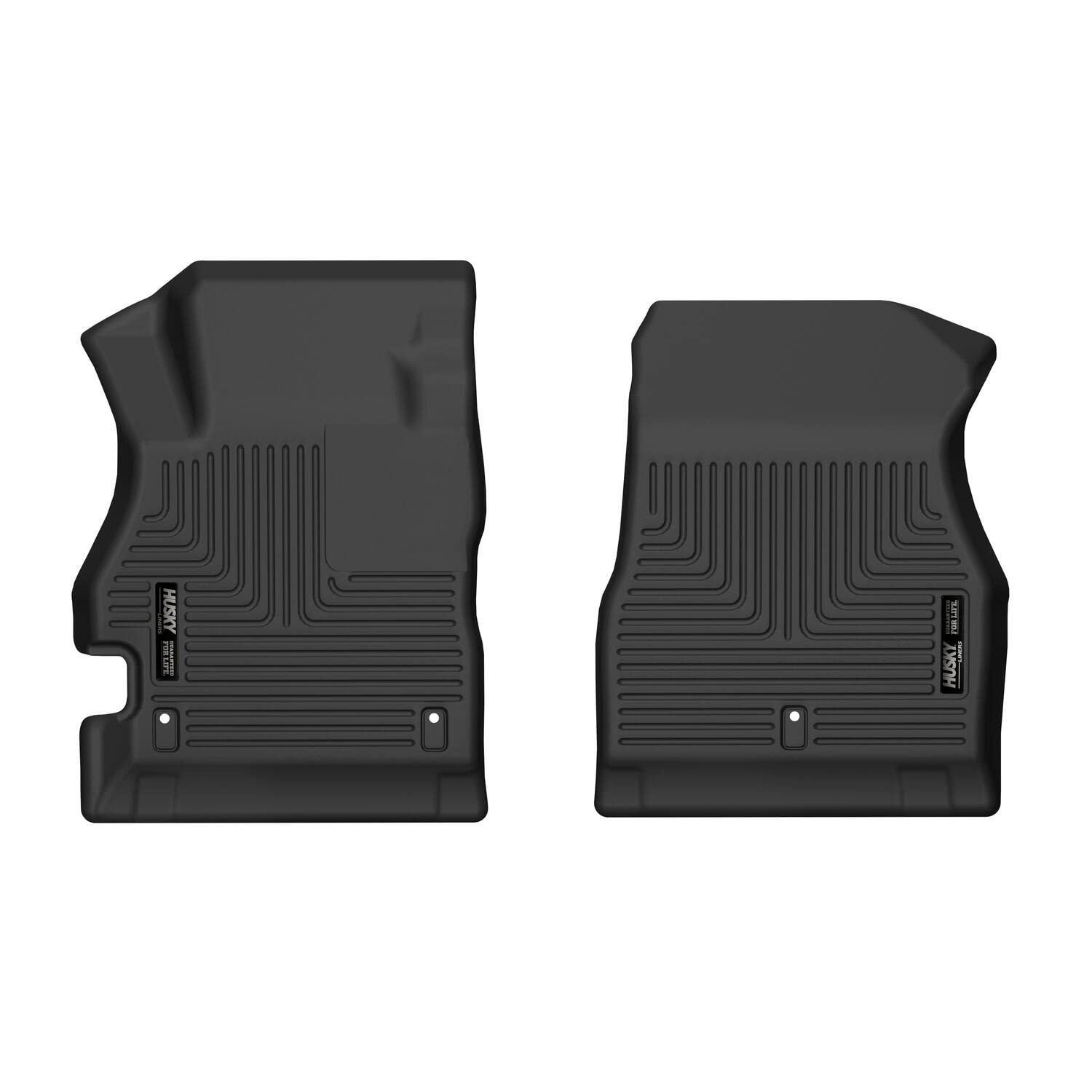 Husky Liners X-Act Contour Floor Mats | Fits 2020-2024 Nissan Versa | Front Row, 2-Pc Black - 54941