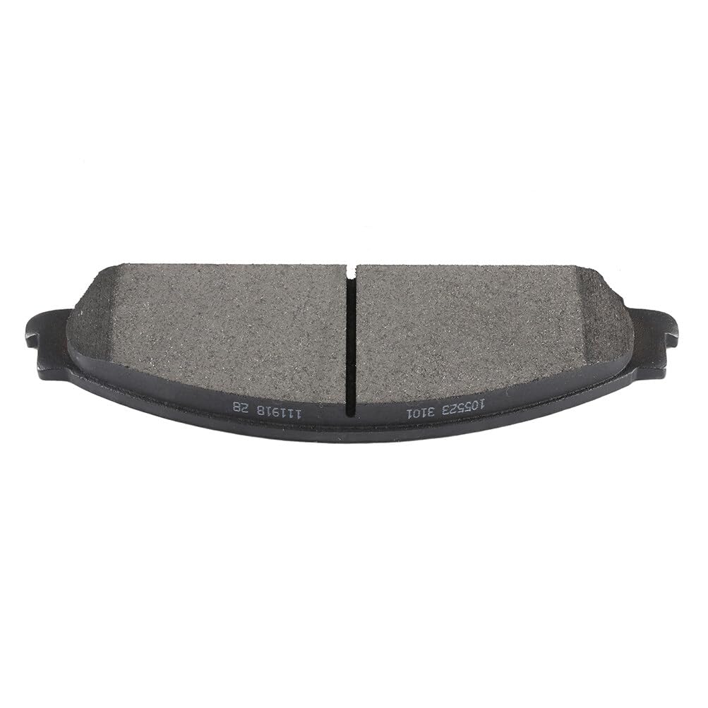 Eccpp D1070-7975 4Pcs Front Semi Metallic Disc Brake Pad Set - Fit For Ford Five Hundred 2005-2007, Freestyle 2005-2007, Taurus
