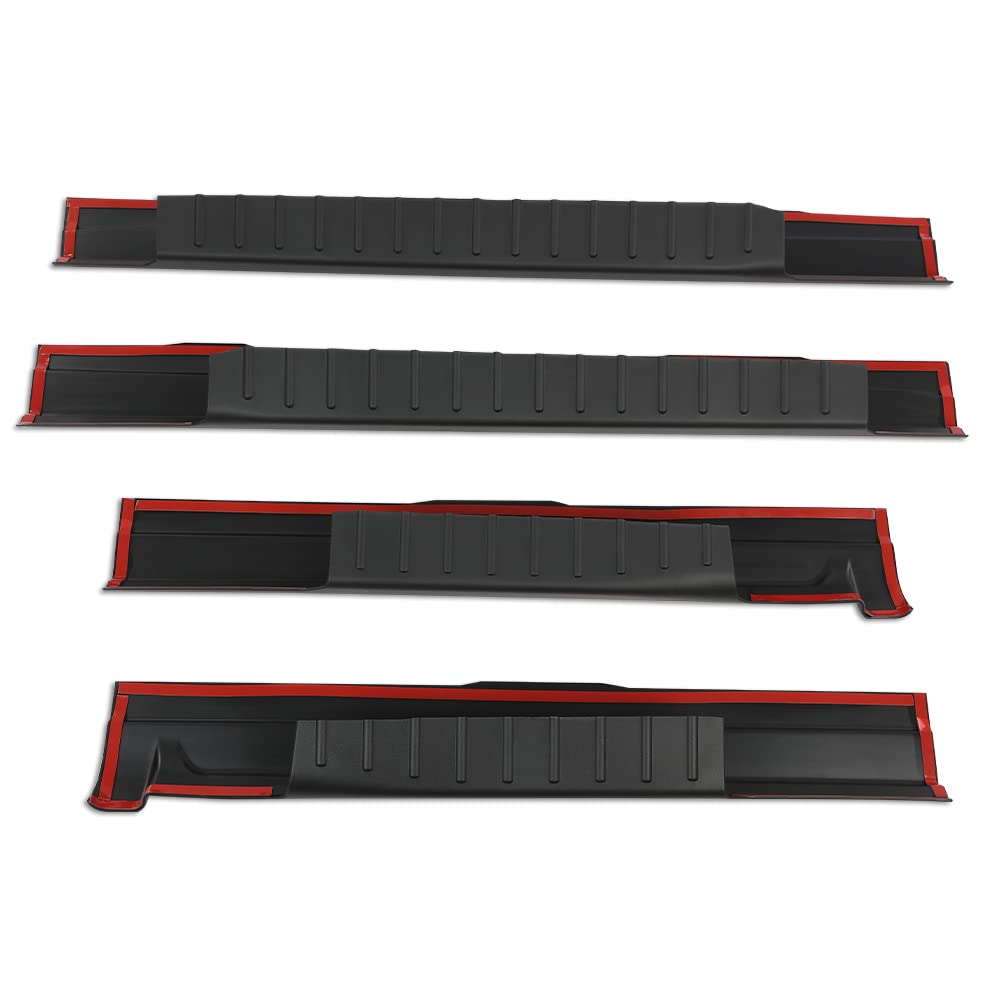 G-PLUS Rocker Panel & Sill Plate Covers Compatible with Ford F150 2009-2014 Rocker Panel & Door Sill Protector Covers 14069
