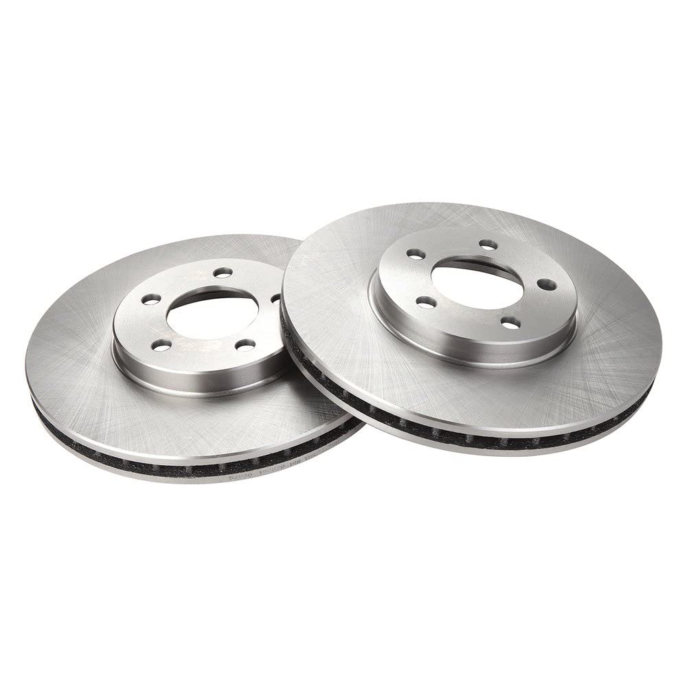 Trq Front Brake Rotors Set Vented Compatible With 1996-2007 Ford Taurus 1996-1997 Thunderbird 1995-2002 Lincoln Continental 1993