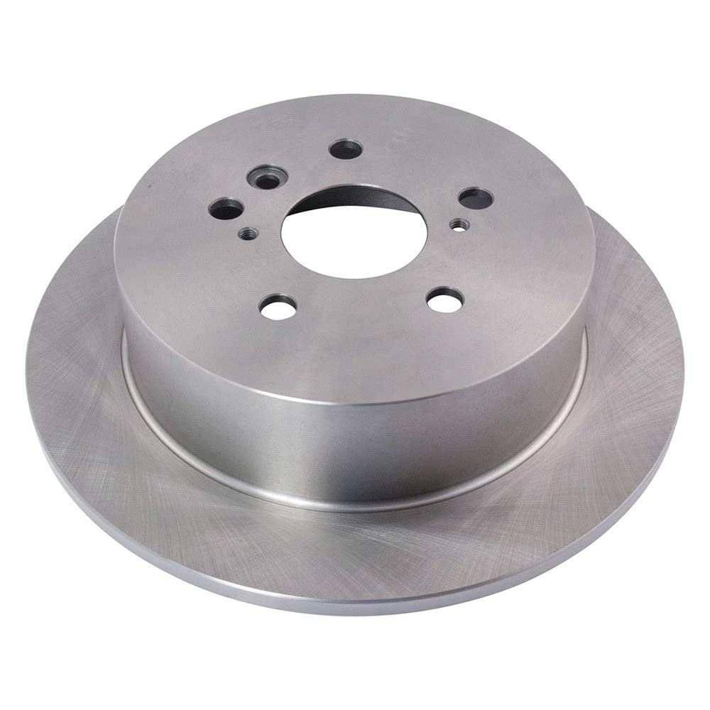 Trq Rear Brake Rotors Set Solid Compatible With 2009-2015 Toyota Venza