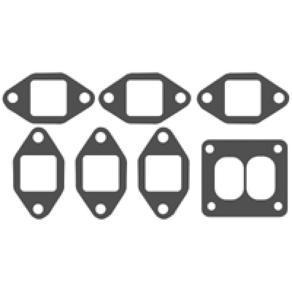 Raparts 362299R1 Exhaust Manifold Square Port Gasket Set Made Fits Farmall 100 186 966 986 1086 ++