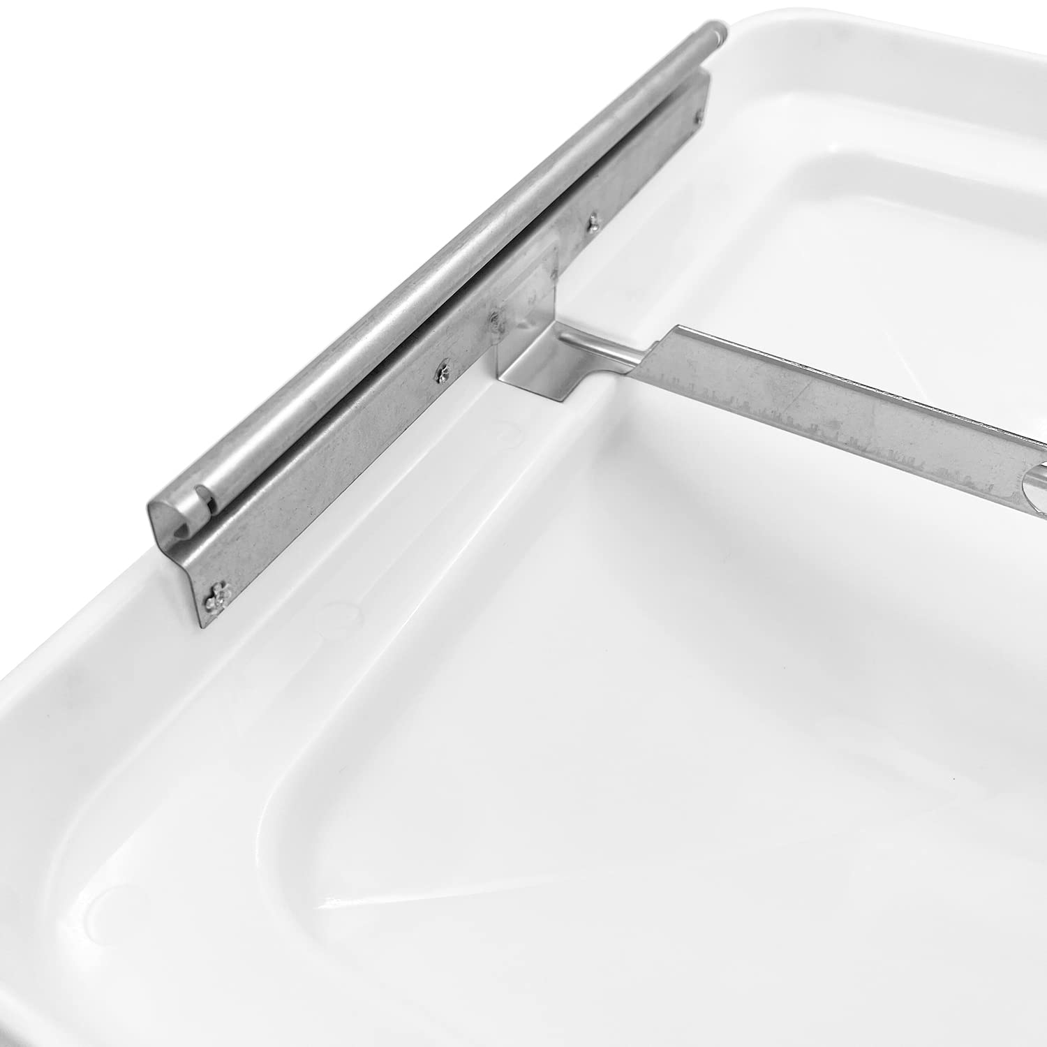 HTTMT- 2Pcs White 14'' x 14'' Replacement Impact-Resistant Motorhome RV Roof Vent Lid Cover Camper RV Trailer Ventline [P/N: ET-