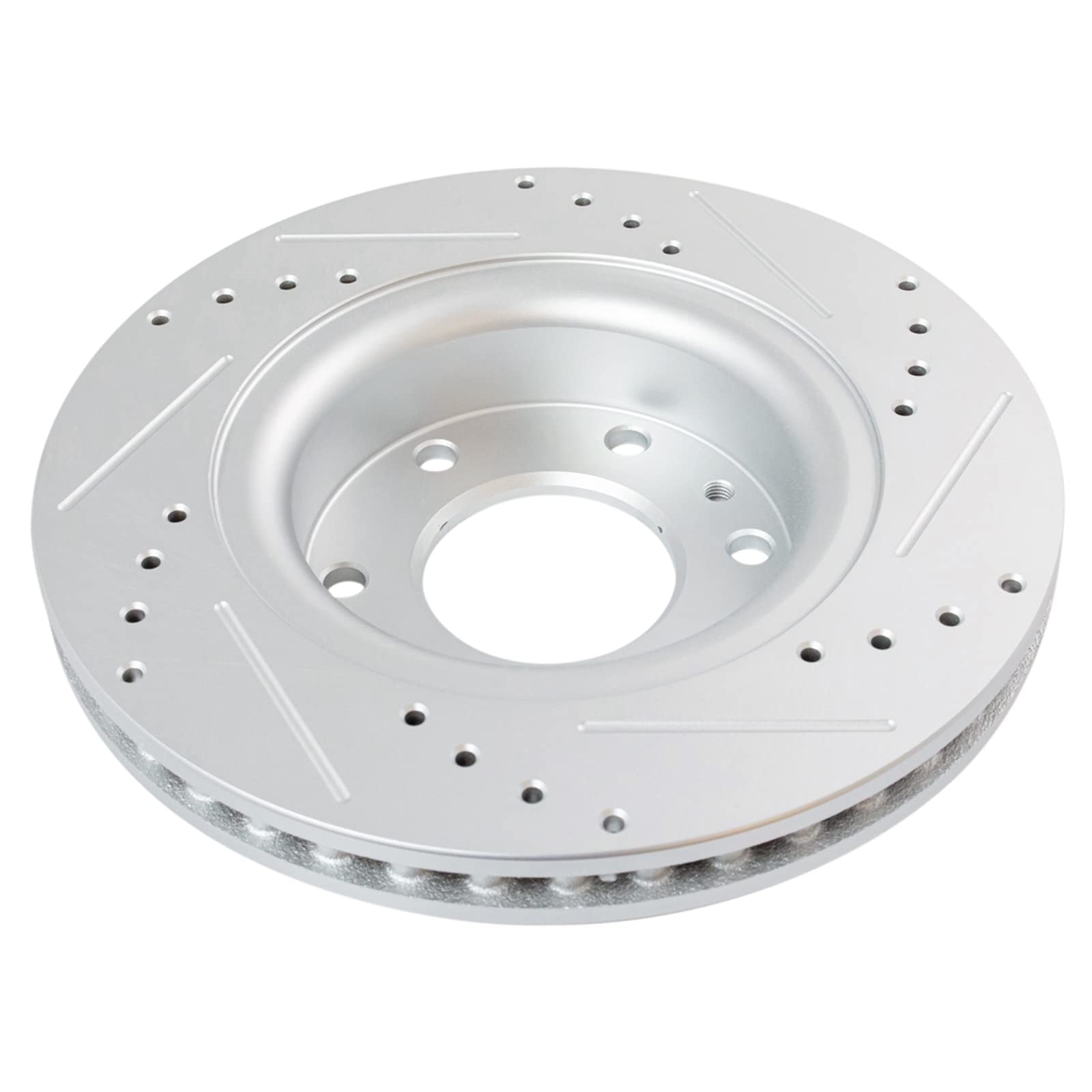 Trq Front Performance Brake Rotors Set Premium G-Coated Compatible With 2006-2007 Buick Rainier 2006-2009 Chevrolet Trailblazer