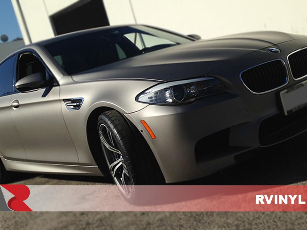 3M 2080 M230 Matte Gray Aluminum (5Ft X 21Ft) Vinyl Wrap Film Sheet With Air-Release For Cars, Trucks & More (105Sq Ft Roll)