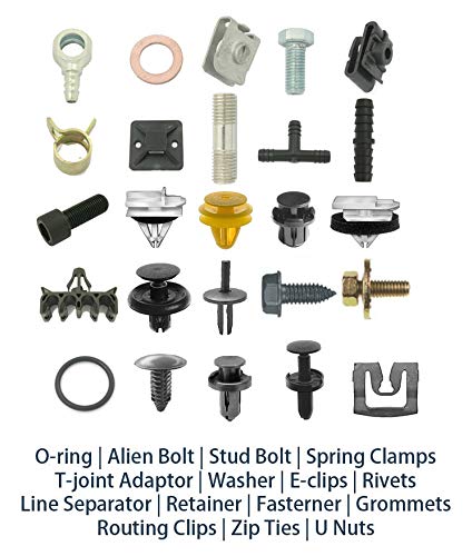Autobahn88 Retainer Clip For Cowl Panel, Compatible With Honda (Oem: 906876710030) (Pack Of 20)