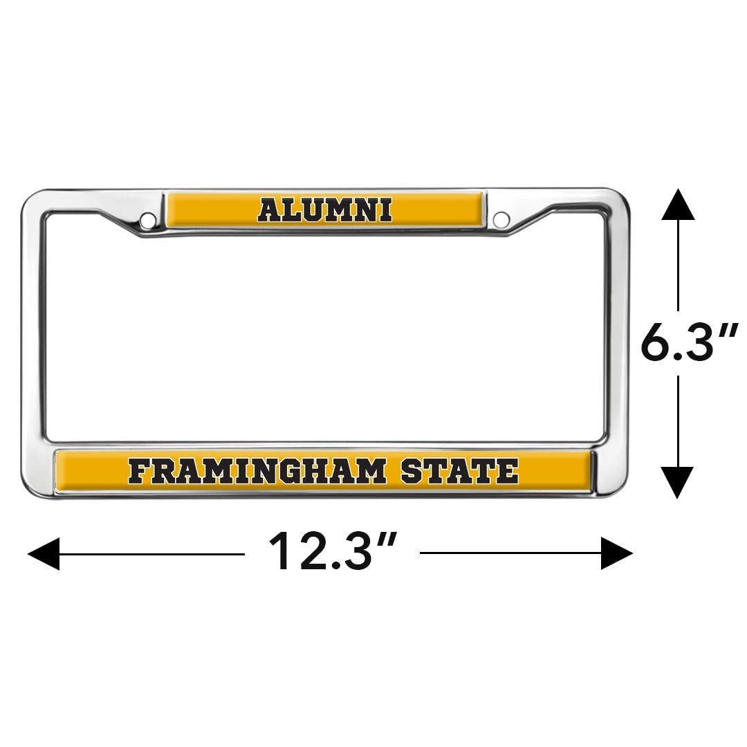 Framingham State University Alumni Logo Full Size Standard License Plate Metal Frame