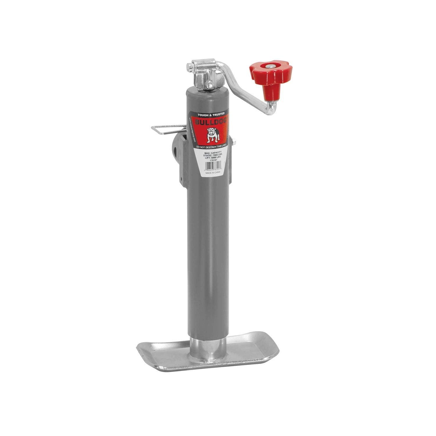 Fulton Cequent Trailer Bulldog Topwind Jack-Tubular Mount