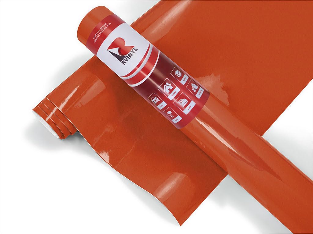 3M 1080 G364 Gloss Fiery Orange 5Ft X 3Ft W/Application Card Vinyl Vehicle Car Wrap Film Sheet Roll
