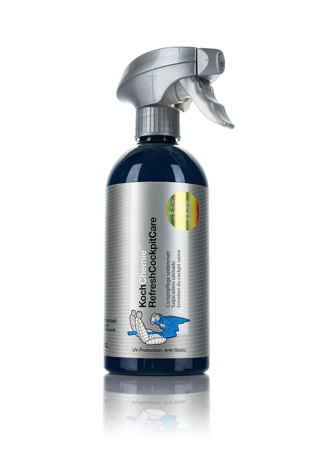 Koch-Chemie - Refresh Cockpit Care - Prosumer Line - Uv Protection, Anti-Static Interior Cleaner - 500 Ml