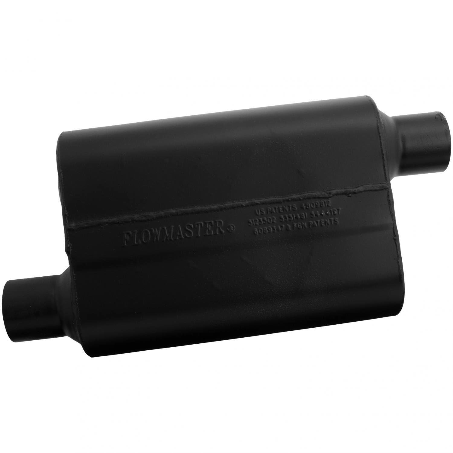 Flowmaster Super 44 Series Chambered Muffler, Model 942548, Black, Durable Plastic, No Size