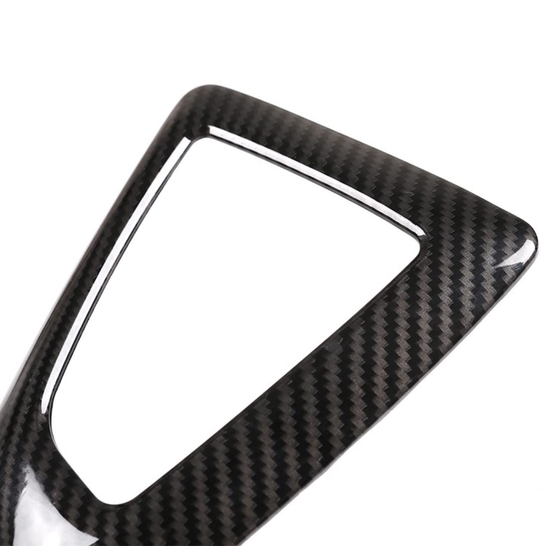 WODOFO GDR Carbon Fiber Control Gear Box Shift Knob Panel Frame Cover Sticker Interior Trim Compatible with BMW F20 F21 F22 F23