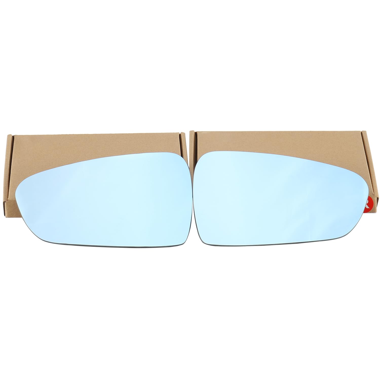 2Pcs Side Mirrors for Tesla Model S 2016-2022 Wide Angle Anti Glare Heat Defogging Blue Lens with Backing Plate