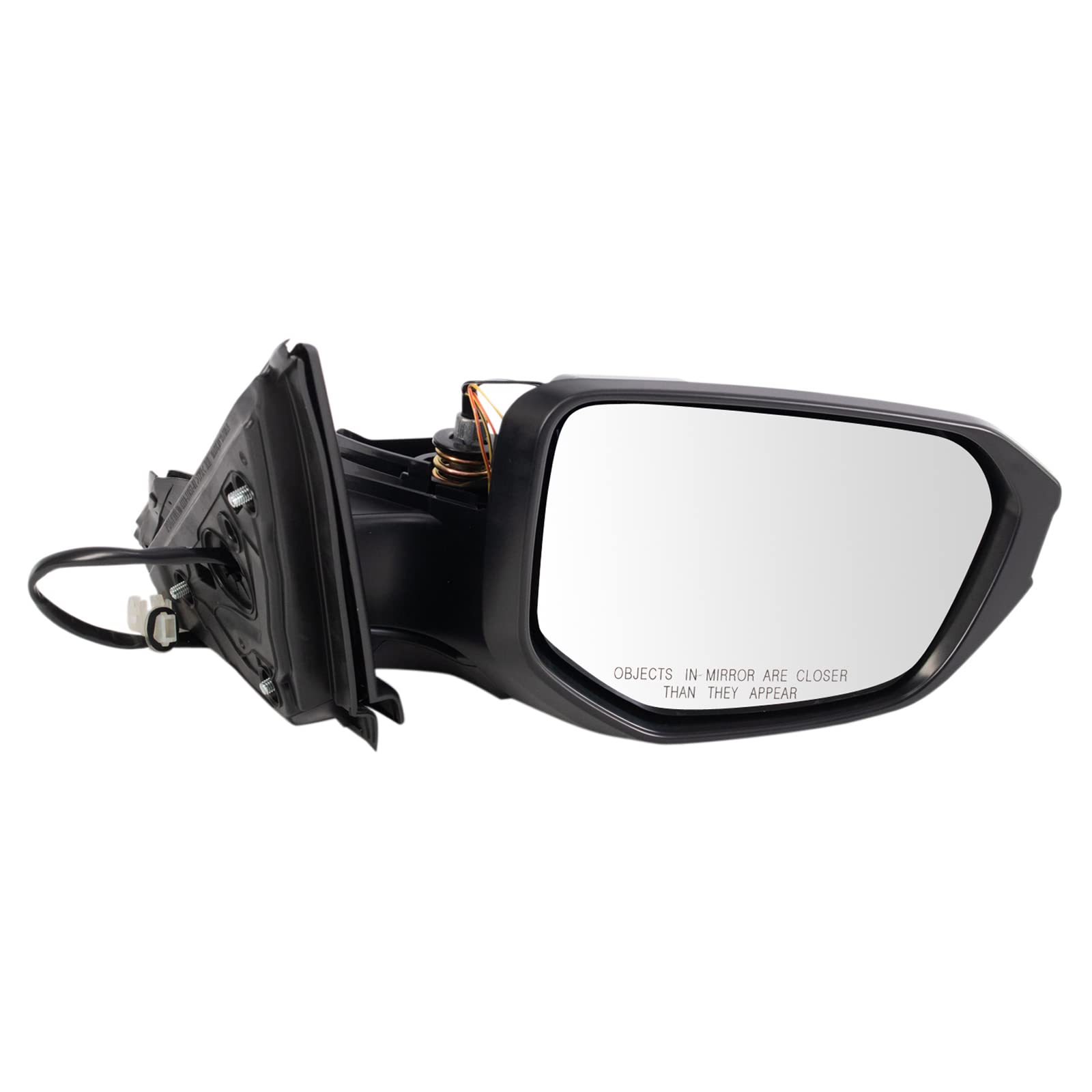 TRQ Right Mirror Passenger Side Compatible with 2019-2021 Honda Insight HO1321339