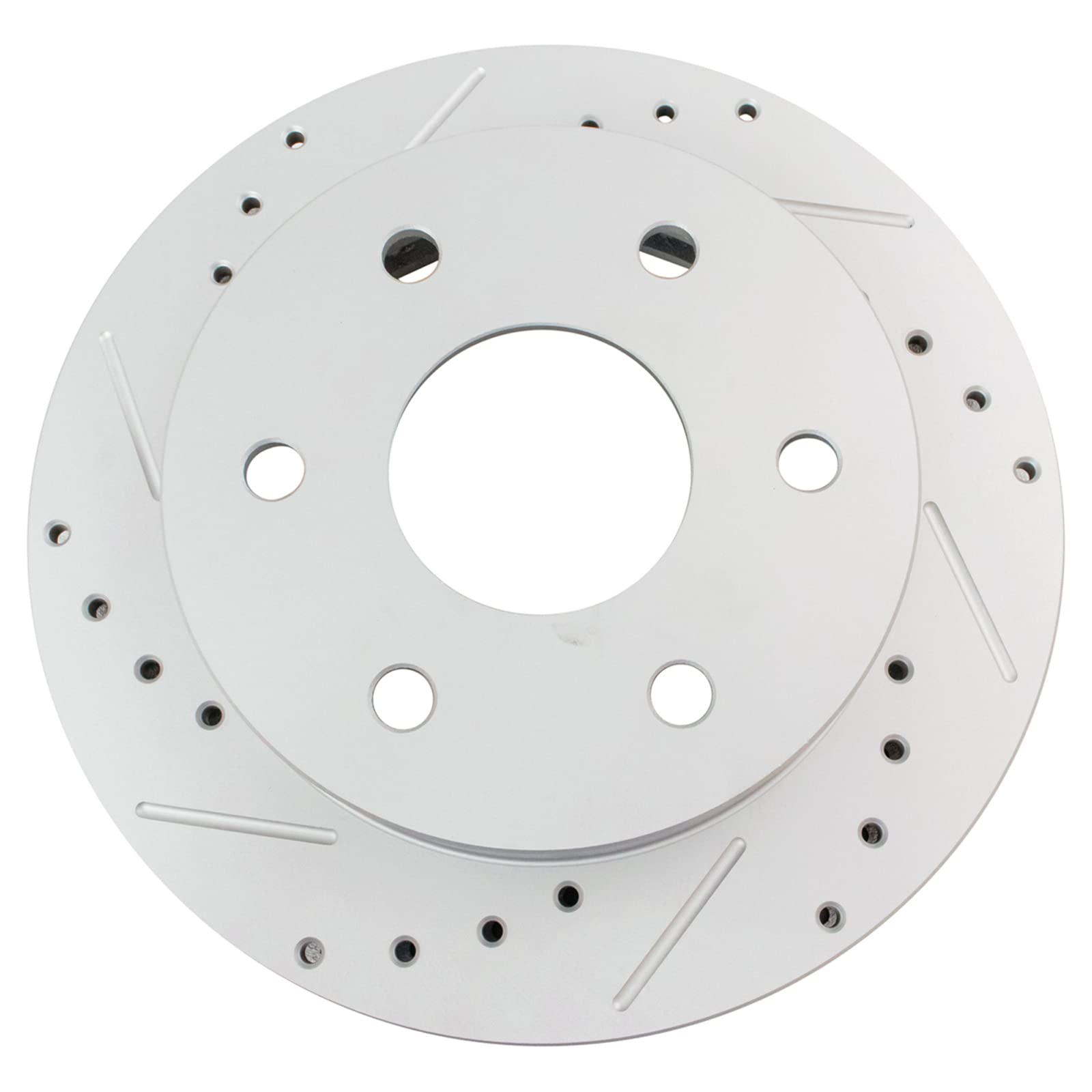 Trq Front Performance Brake Rotor Drilled Slotted Pair Set For Blazer Full Size/Escalade / K1500 Truck / K2500 Truck/Suburban K1