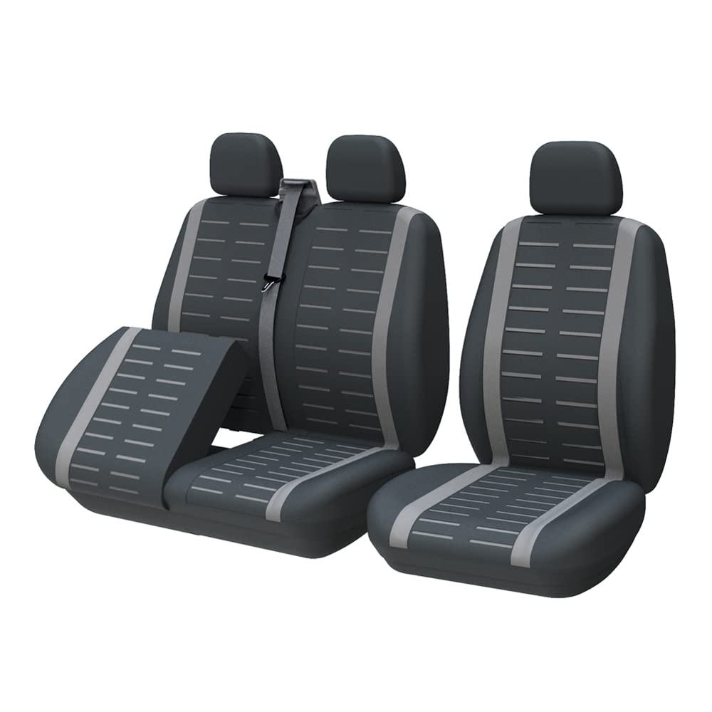 TOYOUN Van Seat Covers Universal Fit Most Vans Trucks Lorry Front Seat Covers Single & Double Car Seat Covers for Single Driver 