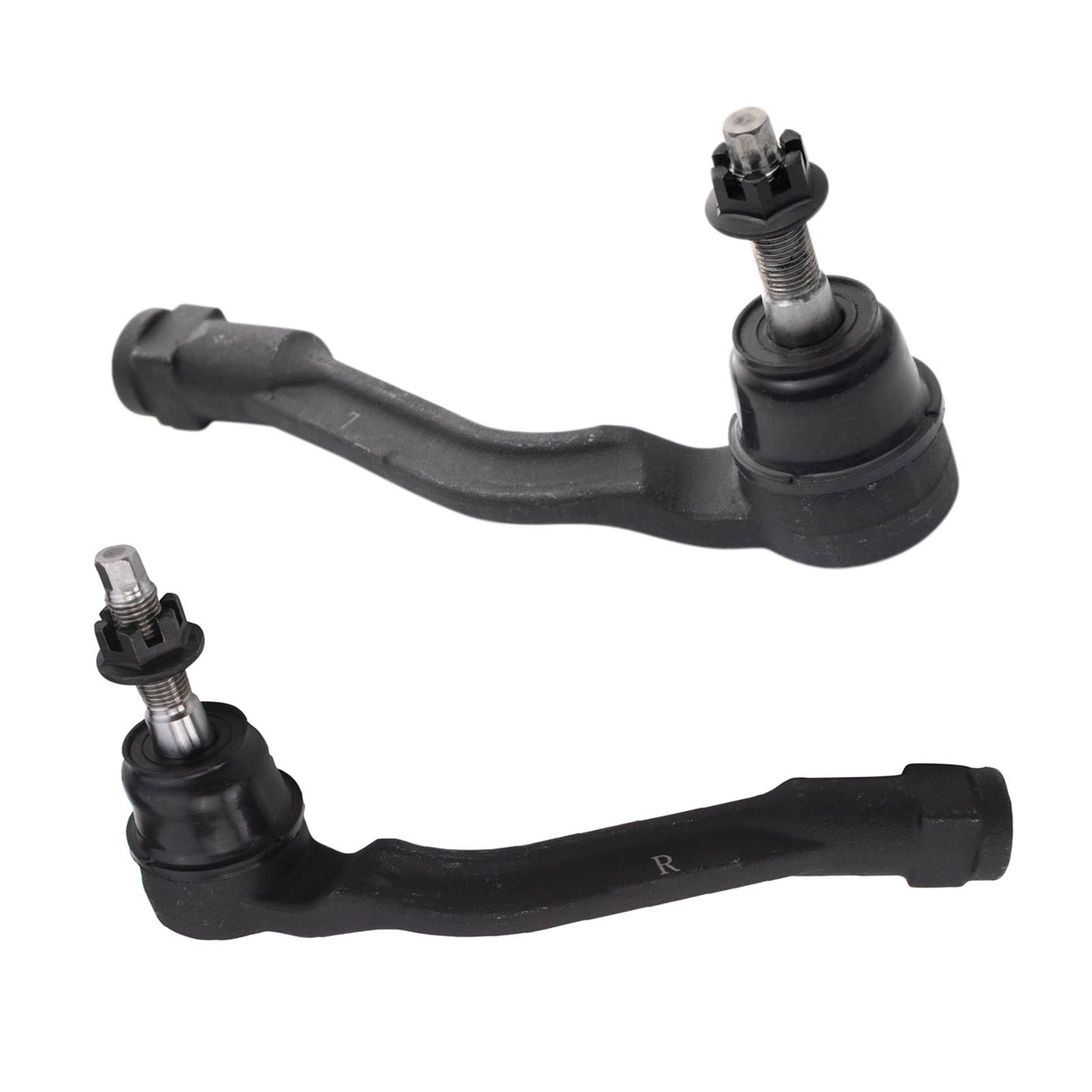 TRQ Front Outer Tie Rod Set Compatible with 2020-2021 Hyundai Palisade 2018-2019 Sonata Kia Cadenza 2020 Optima