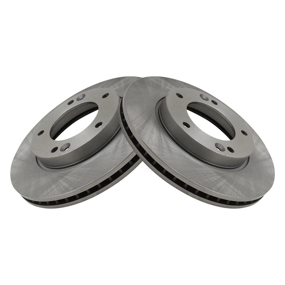 Trq Front Brake Rotors Set Vented Compatible With 2007-2009 Kia Sorento