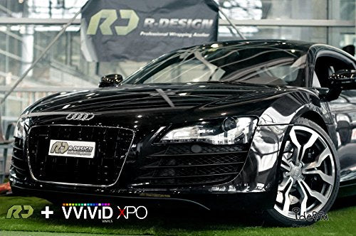 Black Gloss Bulk Roll Vinyl Wrap Roll With Air Release Technology (50Ft X 5Ft (Full Car Wrap Roll))