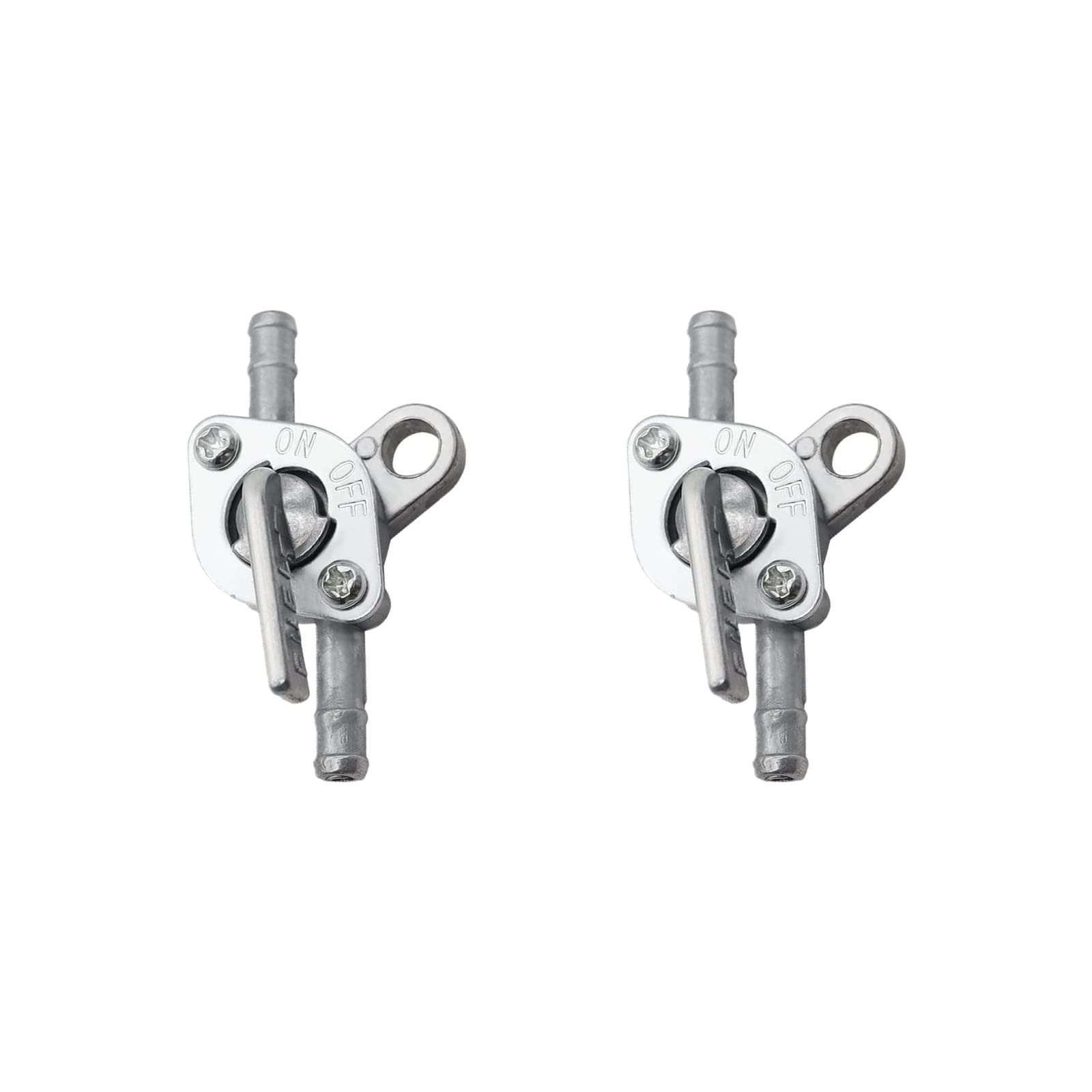 2 Pcs Inline Fuel Tank Tap Valve Petcock On-Off Switch for 50cc 70cc 90cc 100cc 110cc Mini bike Dirt bike Pit bike Tao Tao Pocke